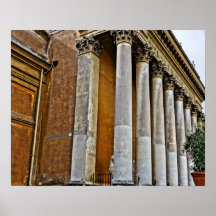 Italien - arkitektur - byggnad print