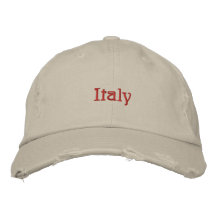 Italien broderad baseballhatt