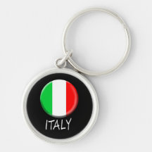 Italien Keychain Nyckel Ringar
