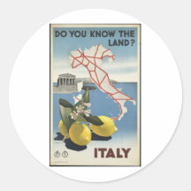 Italien Klistermärke