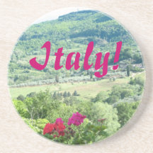 Italien! Kustfartyg Glasunderlägg