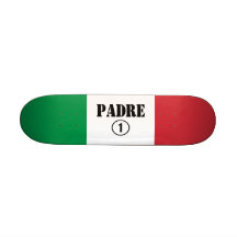 Italienare - talande fäder & pappor: Padre Numero  Skate Board Decks