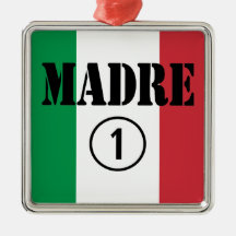 Italienare - talande mammor & mammor: Madre Numero Jul Dekorationer