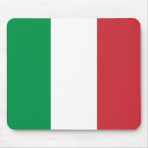 Italienflagga Mousepad Musmatta