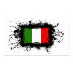 Italienflagga Visitkort Mallar