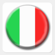 Italienflaggaklistermärke