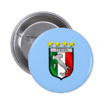 Italienfotbollt-skjortor och italienska Calcio gåv Knappar