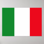 Italiensk flaggaaffisch