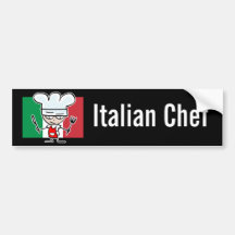 Italiensk kockbildekal