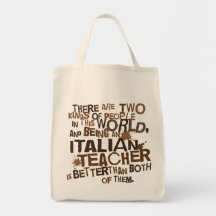 Italiensk läraregåva tygkasse