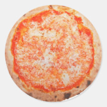 Italiensk pizzamargherita klistermärke