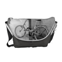 Italiensk vintagecykelmessenger bag