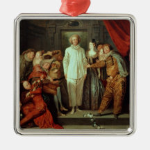 Italienska komiker, c.1720 julgranskula