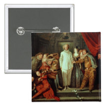 Italienska komiker, c.1720 knappar