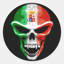 Italienskalleklistermärke