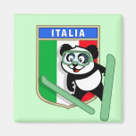 ItalienSkida-banhoppning Panda Magneter