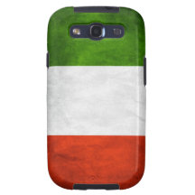 Italienskt fodral för Vibe för flaggaFodral-Kompis Samsung Galaxy S3 Fodral