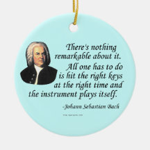 J.S. Bach på att leka Jul Dekorationer
