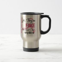 Ja är de fejkar - bröstcancer kaffe muggar