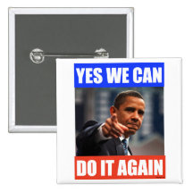 Ja kan vi göra det igen Obama, valet som 2012 kläm Knappar Med Nål