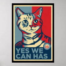 Ja kan vi har LOLCAT-trycket Affischer