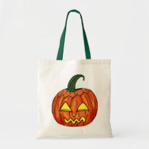 Jack o lanterntotot hänger lös kassar