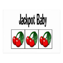 Jackpotbaby Vykort