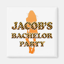 Jacob ungkarlparty kylskåps magneter