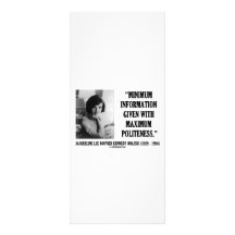 Jacqueline Kennedy minimum informationsartighet Rackkort Mallar