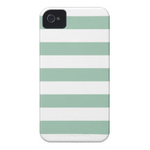 Jade Stripes Pattern iPhone 4/4s Case