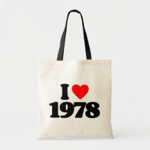 JAG ÄLSKAR 1978 TYGKASSE