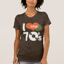Jag älskar 70-tal t-shirts