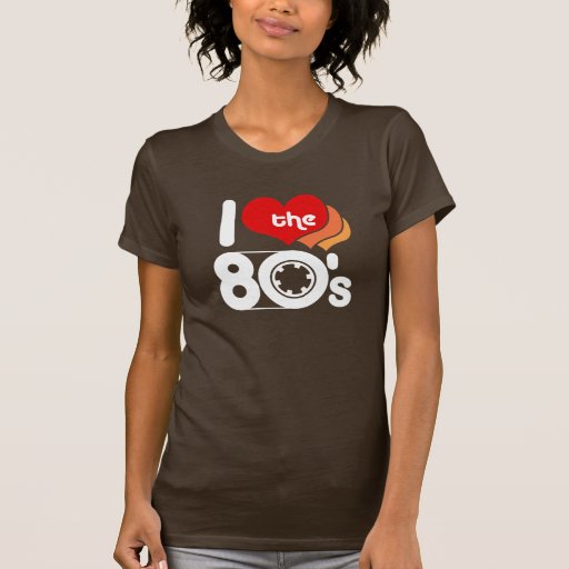 Jag älskar 80-tal t shirts