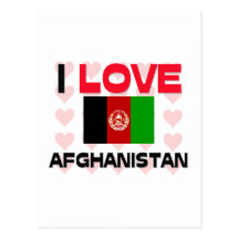 Jag älskar Afghanistan Vykort