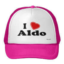 Jag älskar Aldo Trucker Kepsar