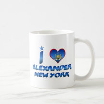 Jag älskar Alexander, New York Kaffe Mugg