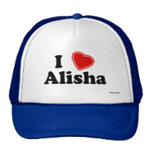 Jag älskar Alisha Baseball Hat