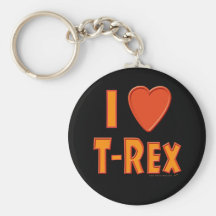Jag älskar älskare för den T-Rex TyrannosaurusRex  Nyckelring
