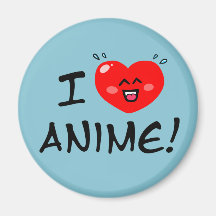 Jag älskar Anime Magneter För Kylskåp