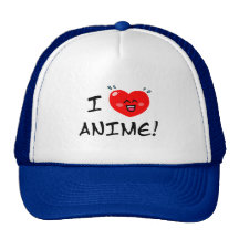 Jag älskar Anime Mesh Kepsar