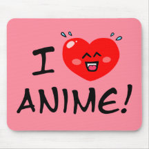 Jag älskar Anime Musmattor