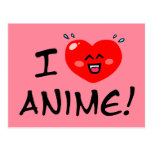 Jag älskar Anime Vykort