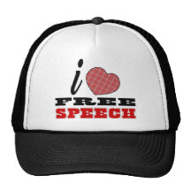 Jag älskar åsiktsfrihet baseball hat