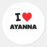 Jag älskar Ayanna Klistermärken