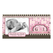 Jag älskar babyfotokortet