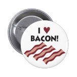Jag älskar bacon knappar