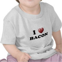 Jag älskar bacon t-shirt