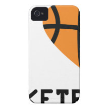 Jag älskar basket iPhone 4 Case-Mate skal
