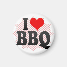 Jag älskar BBQ Magneter För Kylskåp