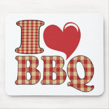 Jag älskar BBQ Musmattor